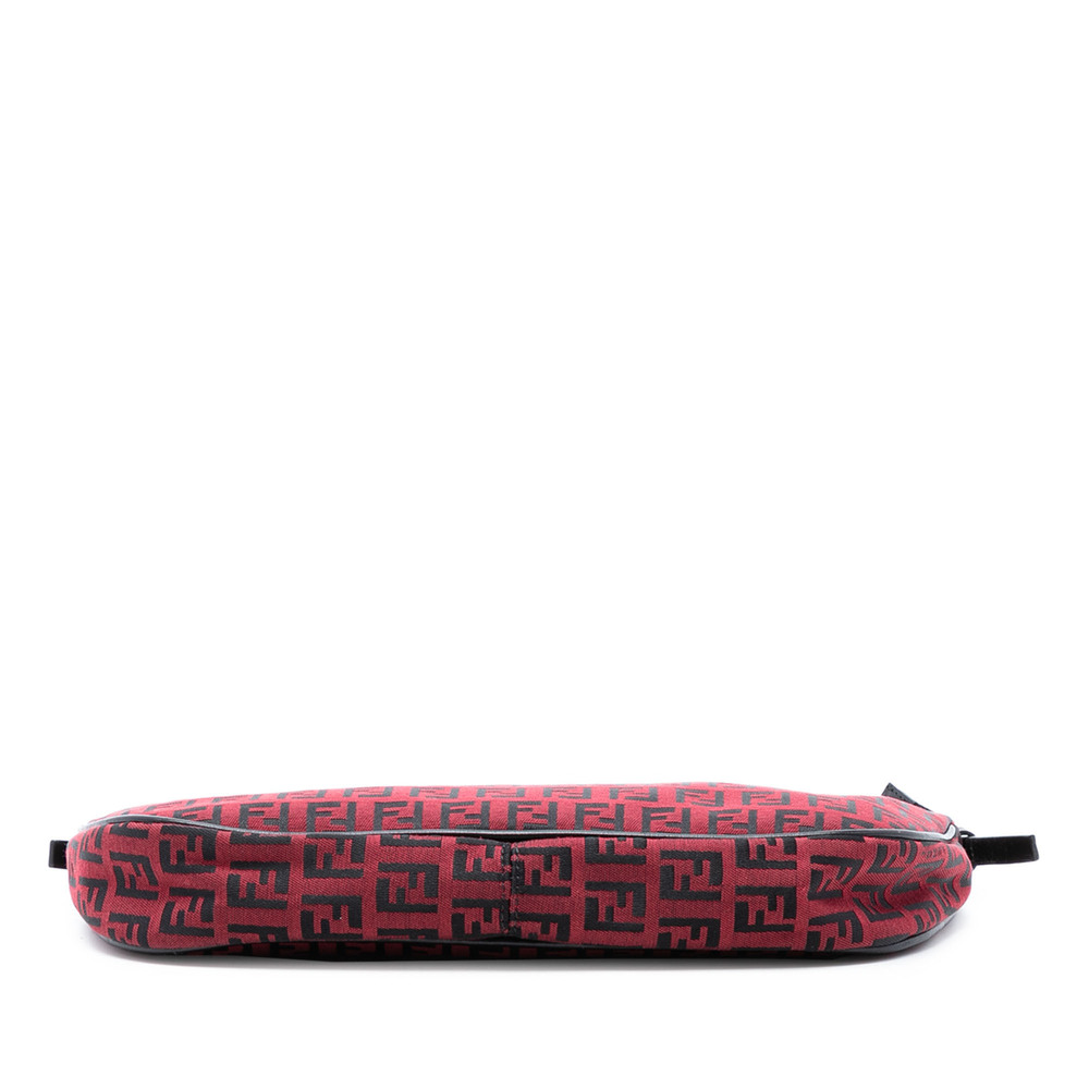 Pre-Loved Fendi Zucchino Canvas Pochette - Picture 3 of 6